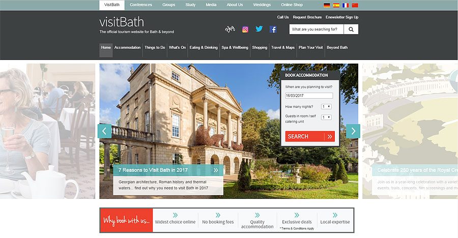 Visit Bath Website